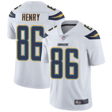 Los Angeles Chargers NFL Football Hunter Henry White Jersey Men Limited #86 Road Vapor Untouchable